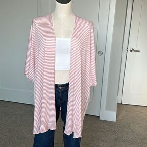 Chris & Carol Pink Stripe Cardigan